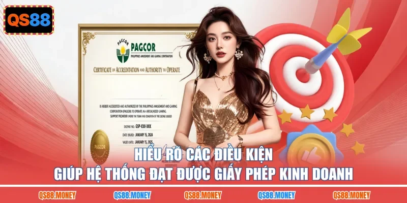 Hiểu rõ các điều kiện giúp hệ thống đạt được giấy phép kinh doanh